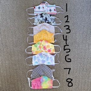 Handmade masks $6 for 1